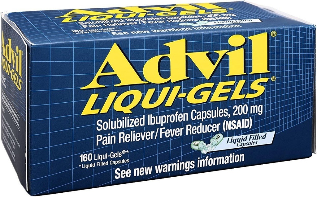 Advil Advil Pokročilá medicína pro bolest, 160 Liqui Gels 200 mg (balení po 3)