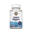 KAL Lipozomální oxid hořečnatý 210 mg High Absorpce, Lipozomální technologie, Essentials Muscle Support, Advanced Formule, Vegan Kapsle, gluten Free, No Soy, 60 Servings