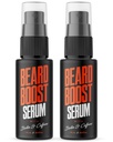 Wild Willies Beard Growth Serum (2-Pack) - Přírodní vousy péče s biotin & kofein pro zdravější, silnější a Fuller- Looking Mustache - Denní grooming rutinní nurishes & Hydrates mens obličeje vlasy