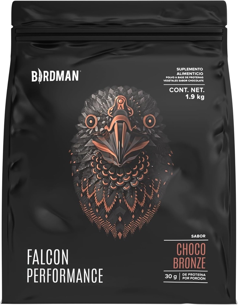 BIRDMAN Falcon Performance Premium Sport Protein Powder Plus Creatine, 31g Protein a 5g Creatin per Serving, No Inflenge, No Acne, Chocolate Flavor PHARMAN124; 1.9Kg