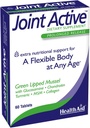 Healthaid Jointactive, 60 Ct, Prolongued Release, A Flexible Body at any age, Green Lipped Mussel, with Glucosamine, Chondroitin Tumeric, MSM, Collagen.
