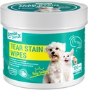 Pet Eye Wipes, Gentle Eye Wipes for Dogs & Cats, Pet Eye Cleaner Wash Removes Explore, Crust, Debuty, a Gunk (100, Odvonění)