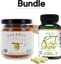 Greenbow Organic Bee Pollen - 100% USDA Certified Organic, Pure, Natural Bee Pollen - Superfood Balený s bílkovinami, vitamíny a minerály - 155g Royal Jelly 2000mg 60 čepice
