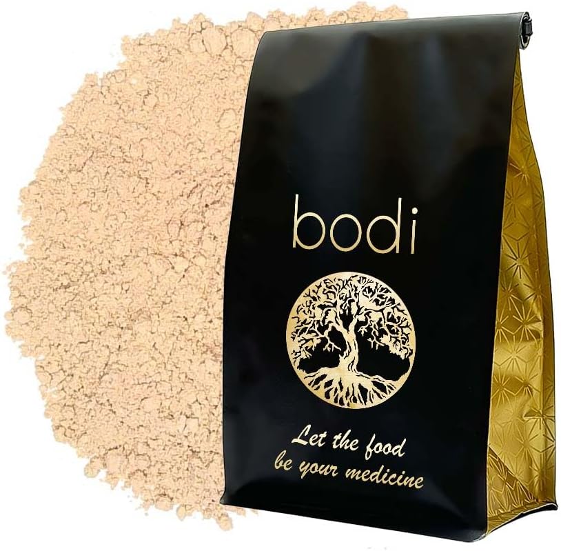 Bodi: Slippery Elm Inner Bark Powder 124; 4oz to 5lb OF 124; 100% Pure Natural Hand Crafted (4 oz)