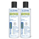 Dermasolve Eczema Relief Body Wash (2 Pack) 124; Chrání, hydratuje, a Opravy kůže - děti, děti a dospělí - Steroid zdarma