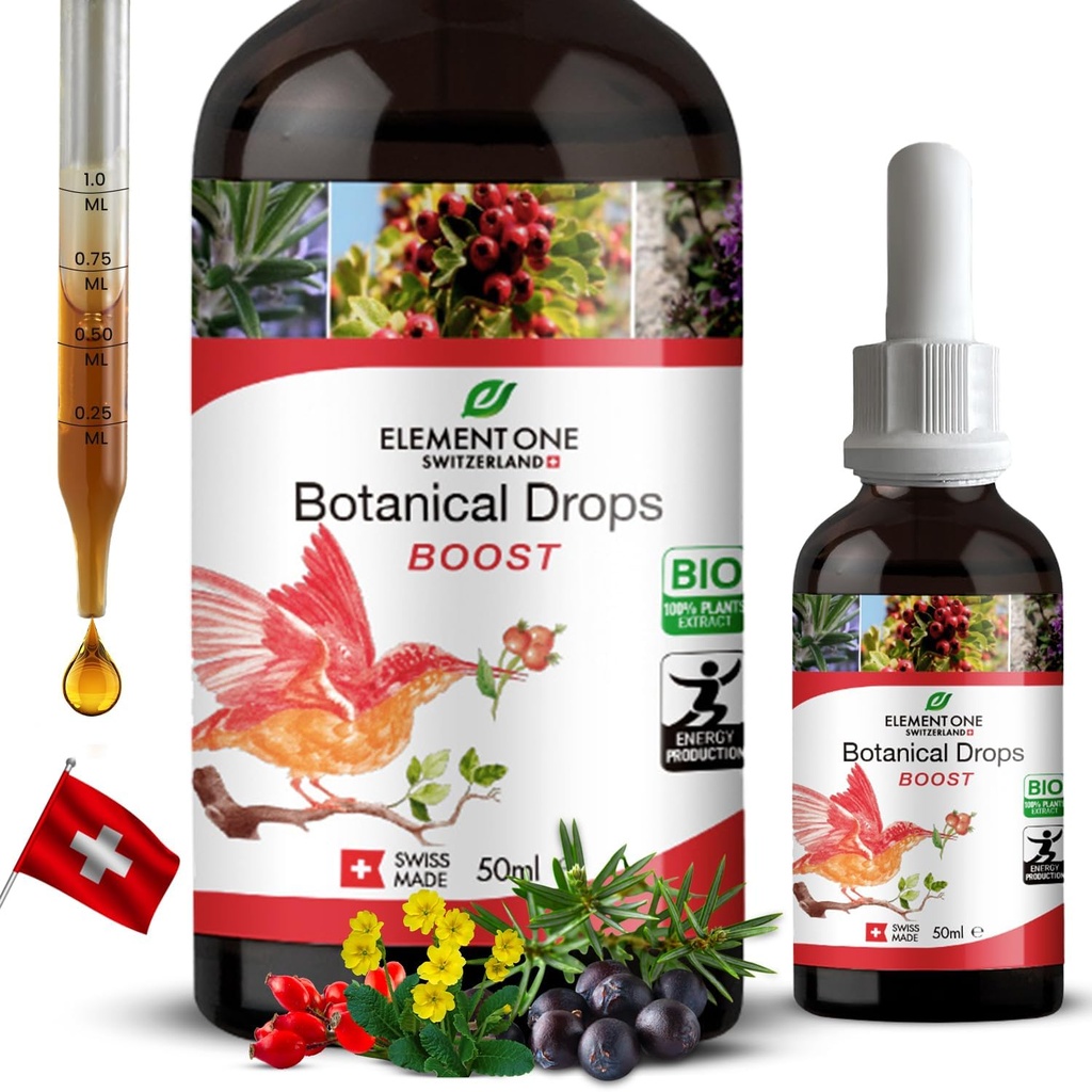 Natural Botanical Drops Boost, Metabolismus & Weight Control Drops, Liquid Drops for Women & Men, Best Natural Fat Control & Imunitary Support Drops (50ml)