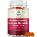 Plodnost Gummies pro ženy Snaží se početí - Yummy Gummy plodnost dodatek pro ženy s Myo-Inositol Folic Acid & Vitex Chasteberry - Vegan Non- GMO & gluten zdarma - šťavnaté Peach (30 Služení)