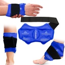 ZNÖCUETÖD Ankle Ice Pack Wrap for Owelling, Gel Wrist Foot Led Packs for Injuires Reuse, Hot Cold Pack Compression for Pain Relief, Achilles Tendonitis, Plantar Fasciitis, Spreined, Chirurgie Recovery