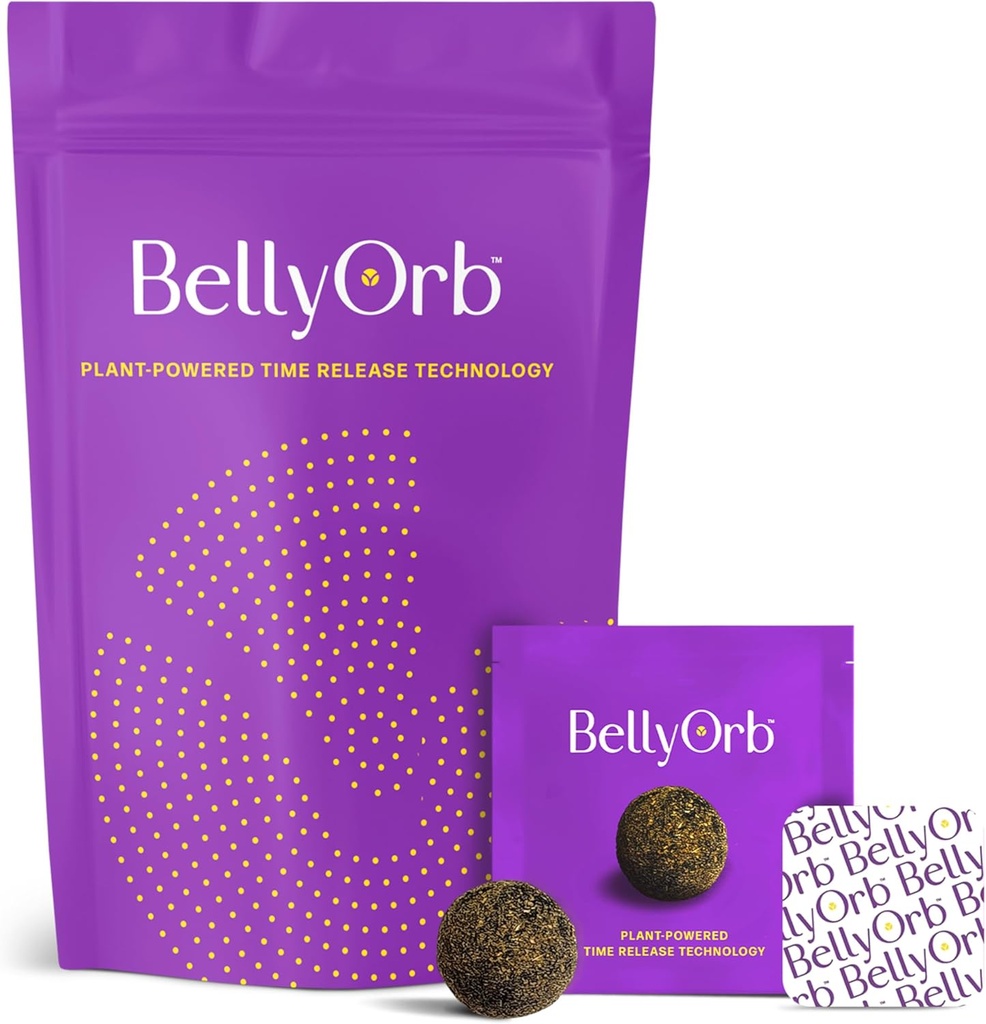 Lure Essentials Belly Orb - BellyOrb Sticker - Práce pro muže a ženy s Wormwood, hřebíček, skořice, Ginger 30 Kusy