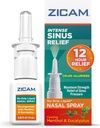 Zicam Intense Sinus Relief No- Drip Liquid Nasal Spray with Cooling Menthol & Eucalyptus, 0.5 Ounce (Balení po 1)