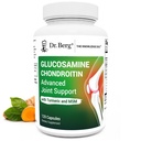 Dr. Berg Glucosamine Chondroitin MSM Turmeric & Boswellia - Advanced Joint Support Supplementary with 1500 mg Glucosamine Sulfath - Obsahuje 120 kapslí