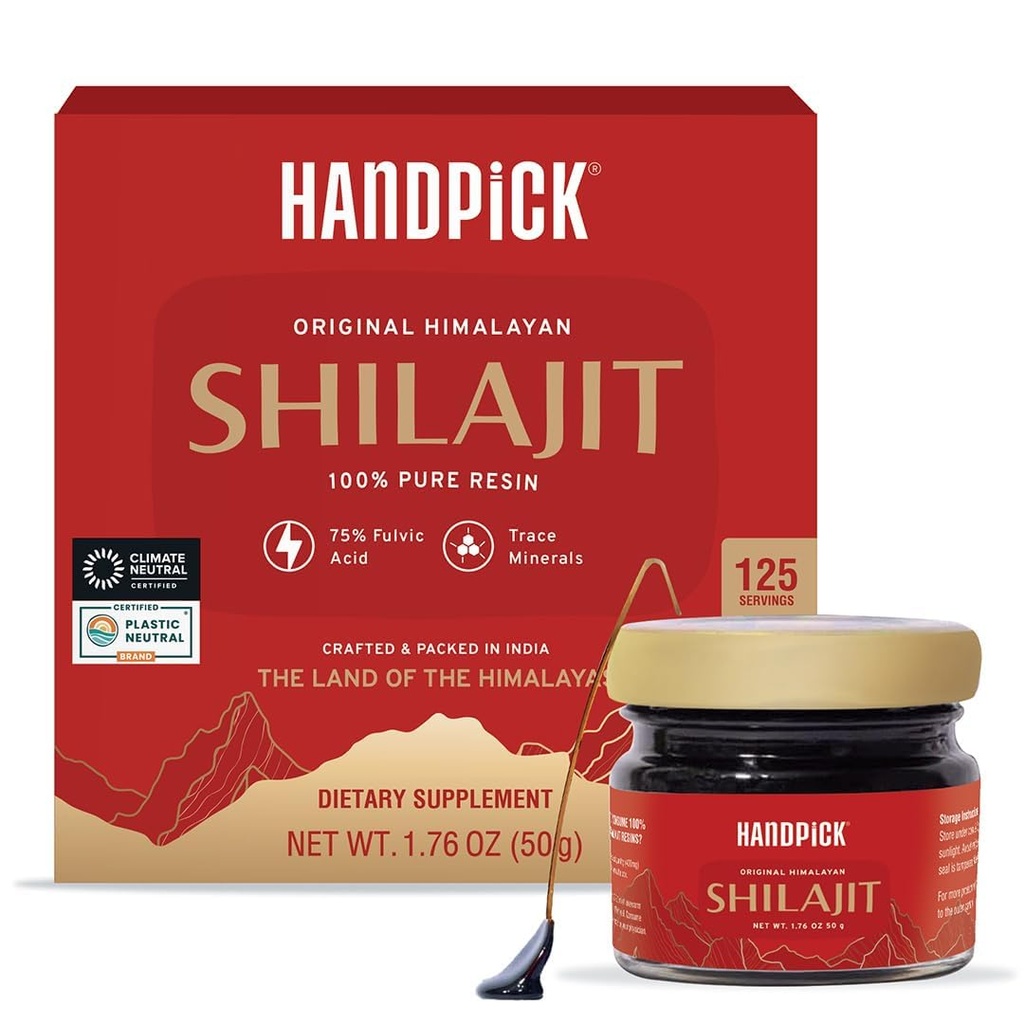Čisté Himalájské Shilajit Resin Baleno v Resealable Ziplock Pouch