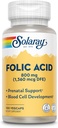 Solaray Acid Capsules, 1360mcg Acid 124; 100 Count Acid 124; Balení po 2 ks