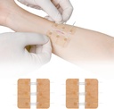 Zip Stitch Laceration Opravy bez Stitches Butterfly Bandaides Quick Clot - Nouzové zranění Closhes Device 2 Kusy PU