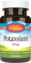 Carlson - Draslík, 99 mg, Promotes Nerve Health & Muscle Function, 100 tablet