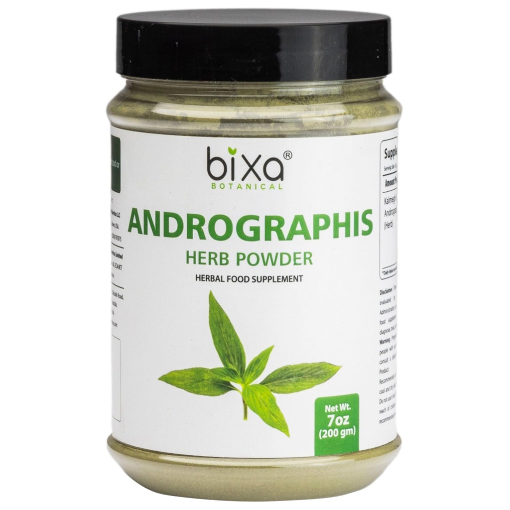 bixa BOTANICK Andrographis Powder 200 Grams 7 OZ 124; Andrographis Paniculata Paniculata 124; Hořký Herb Kalmegh 124; Bylinný doplněk přírodní játra Tonic 124; Ayurvedic bylina pro Digest toxiny