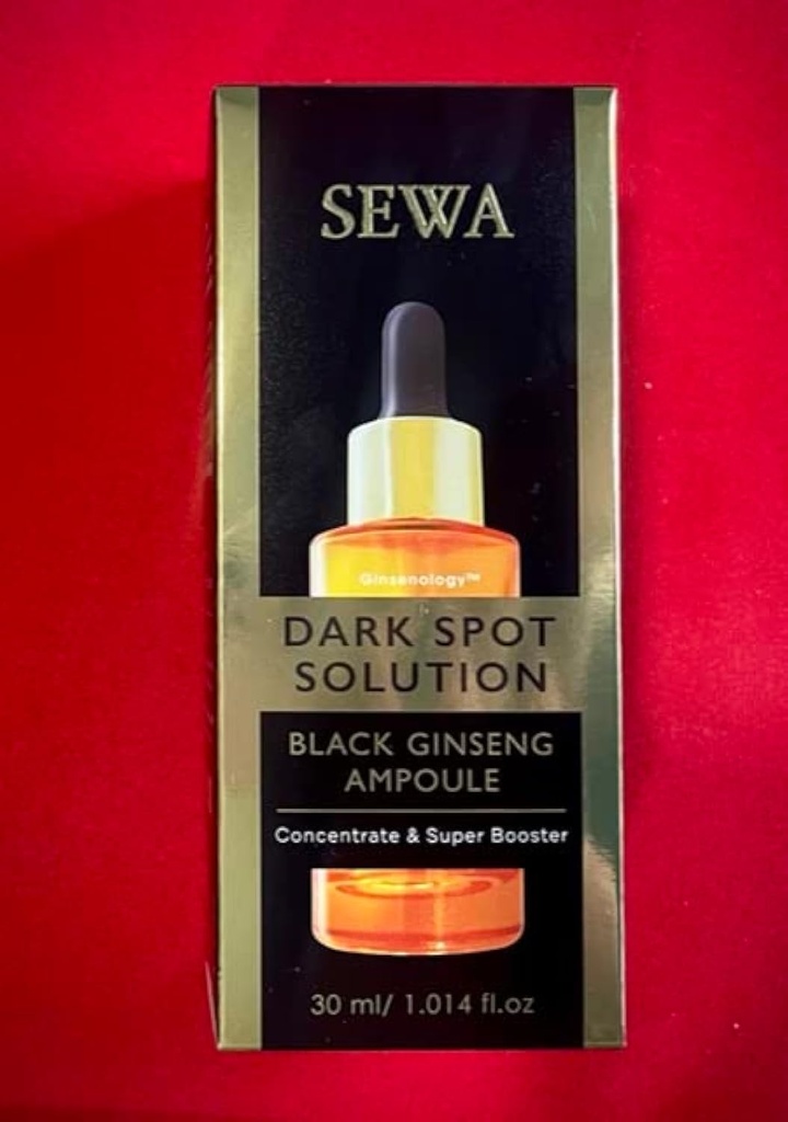 Sewa Dark Spot Solution Black Ginseng Ampule koncentrát & Super Booster 30ml. Léčba malasmem, 1, 01 Fl Oz (balení po 1), balení po 1