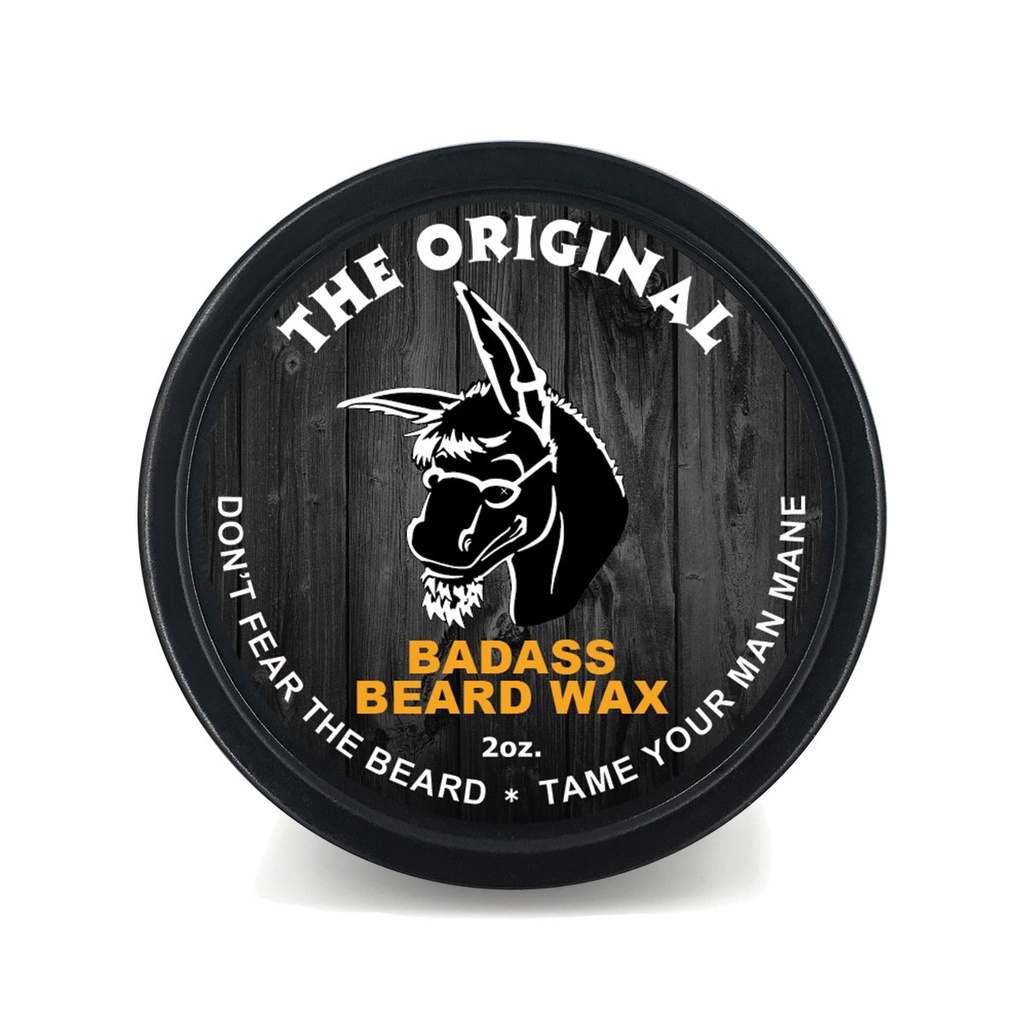 Badass Beard Care Beard Wax for men - The Original, 2 oz - Softens Beard vlasy, Leaves your Beard Looking and Feeling More Dense