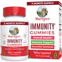 Panny Marie Ruth 5-1 Gummie imunity s Elderberry pro děti a dospělé 124; třešně 124; Pectin na bázi 124; Vegan 124; 90 Počet