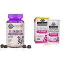 Zahrada života Organics Elderberry Gummies pro dospělé a děti - Imunitní Supplement pro podporu s organickým ovocem &, Dr. Formitated Women 's Probiotics Once Daily, 16 Strains, 50 Milionů, 30 Kapsle