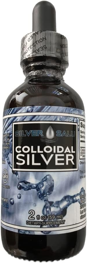 Koloidní stříbro Liquid Mineral dodatek pro imunitní podporu, Serving Size 1.9ml asi 57 kapky