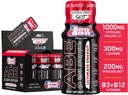 Všechny černé vše energie střílí 124; 12 balení 124; 300mg kofeinu 124; Berry výbuch 124; nula cukr 124; Energy Focus dodatek 124; Nootropní směs pro tělocvičnu nebo práci