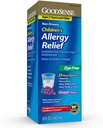 GoodSense Dětská alergická medicína, 24 hodinová Lortis perorální roztok 5 mg / 5 ml, Dye- Free, Non- Drowsy Antihistamin, Grape Flavor, Ages 2 a starší, 8 oz
