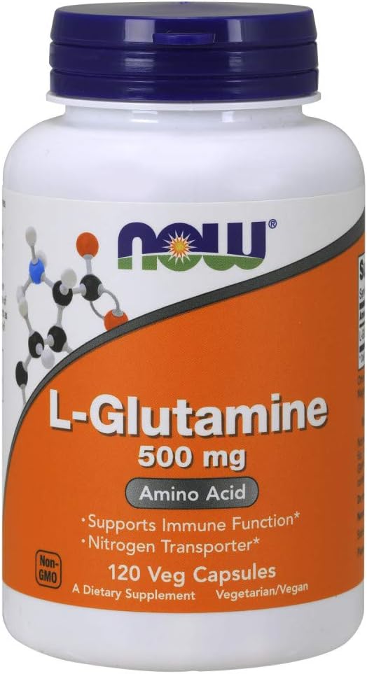 Nyní Potraviny L- glutamin 500 mg - 120 ct (Balení po 2)