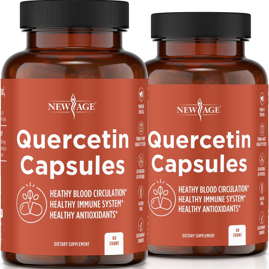 NEW AGE Quercetin 1000mg Quercetin Vegetariánské kapsle 120 Počet