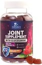 Společné podpory Glucosamine Plus vitamin E - Příroda je společný doplněk podpory pro příležitostné nepohodlí zad, kolena a ruce - Chrupavka a společné zdraví a flexibilita podpora - 120 Gumy