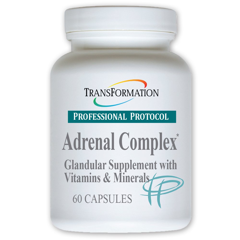 TRANSFORMACE GENESIS OCHRANNÝCH ZDRAVOTNÍCH enzymů Komplex nadledvin - 60 Kapsle - Synergistická formulace bylin a vitaminů na podporu zdravého endokrinního systému