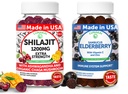 Lunakai USA Made Shilajit & Elderberry Gummies Bundle - Energetická a imunitní podpora - Non- GMO & Delicious