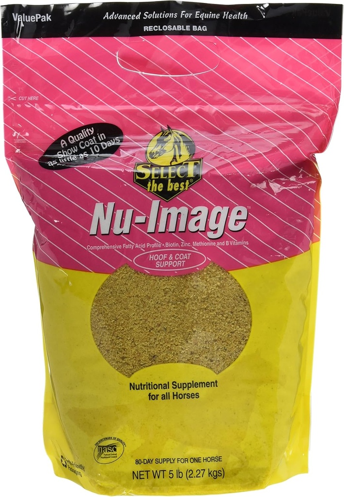 RICHDEL 784299040502 Nu- Image Hoof & Coat Support for Horses, 5 liber