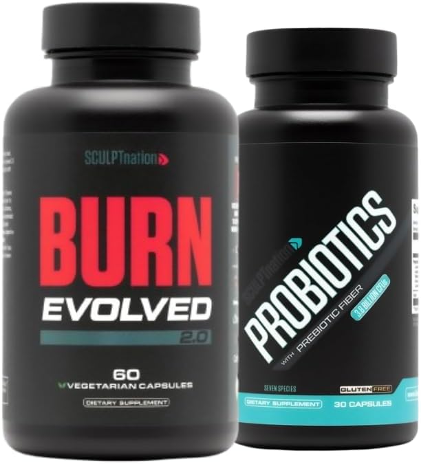 Sochařský národ V Shred Burn Evolved 2.0 a Premium Probiotika Bundle
