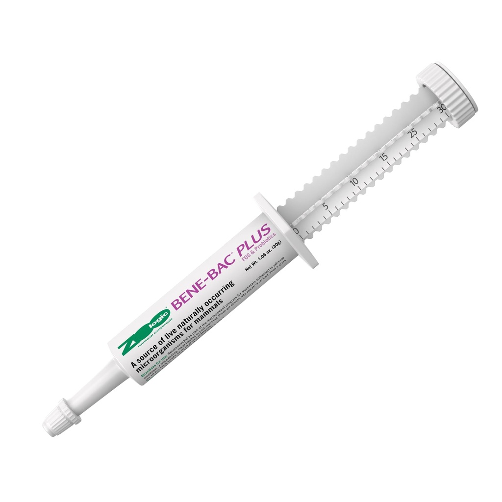 Pet- Ag Zoologic Bene- Bac Plus Mammal Gel - 30 gm Syrgie - FOS & Probiotika pro psy, kočky, exotické a divoké zvěře