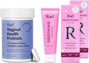 Rael Bundle - Probiotika doplňky pro ženy, trávicí enzymy, Močové Tract Zdraví (30 Day Supply) & Soothing Vulva gel - pH Balance Feminin Wash (1.7 Fl Oz, Balení 2)