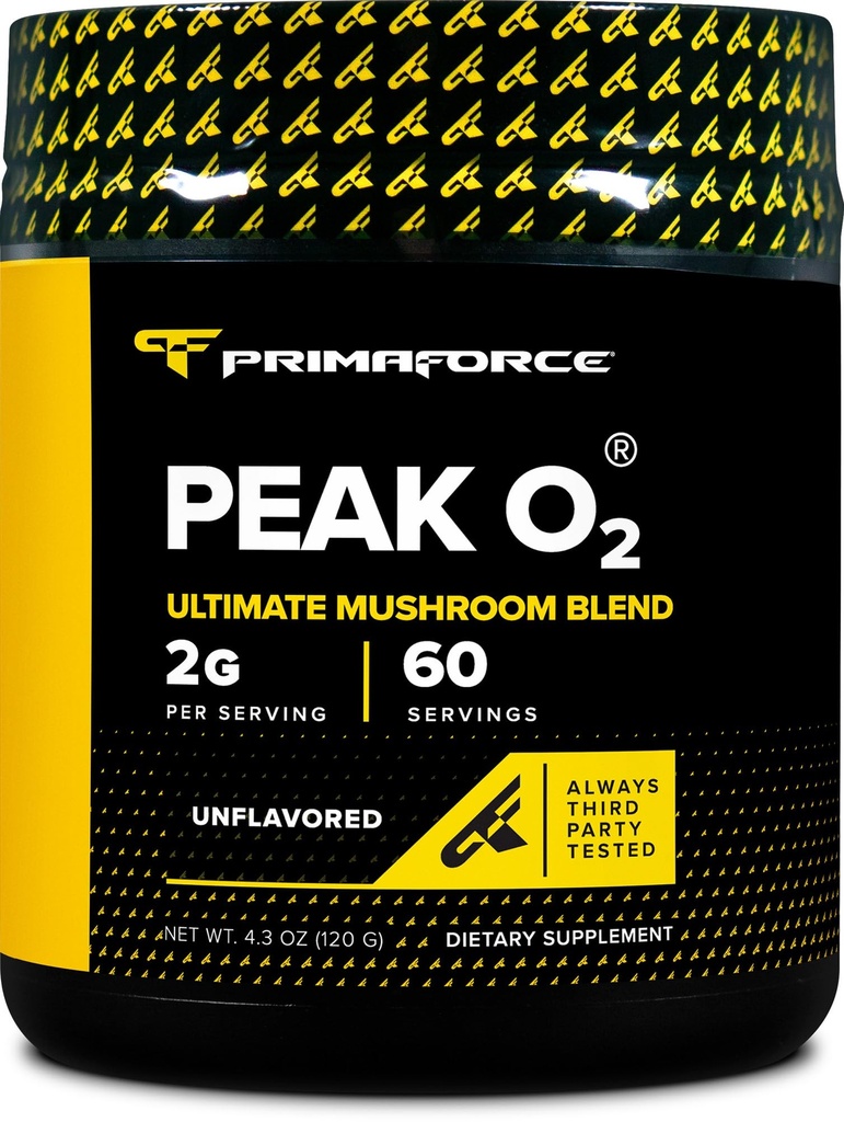 PrimaForce Peak O2 Workout Dodatek, 120 Grams - Proprietární směs, non-GMO, Vegan a gluten zdarma