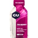 GU Energy Original Sports Nutrition Gel 8-Count Vanilla Bean a 8-Count Tri-Berry Bundle s aminokyselinami a elektrolyty