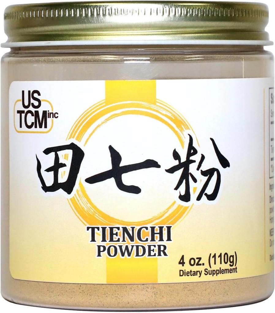 100% čistý Tienchi Powder Pseudoginseng Notoginseng Sanqi Powder Tienchi Ginseng Powder Current 120mequet (4oz)