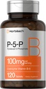 Horbäach P5P Activated Vitamin B6 100mg Ice124; 120 Tablety Ice124; Vegetariánský dodatek, Non- GMO, Gluten Free Ice124; Pyridoxal 5 Fosfát 124; Koenzym B6