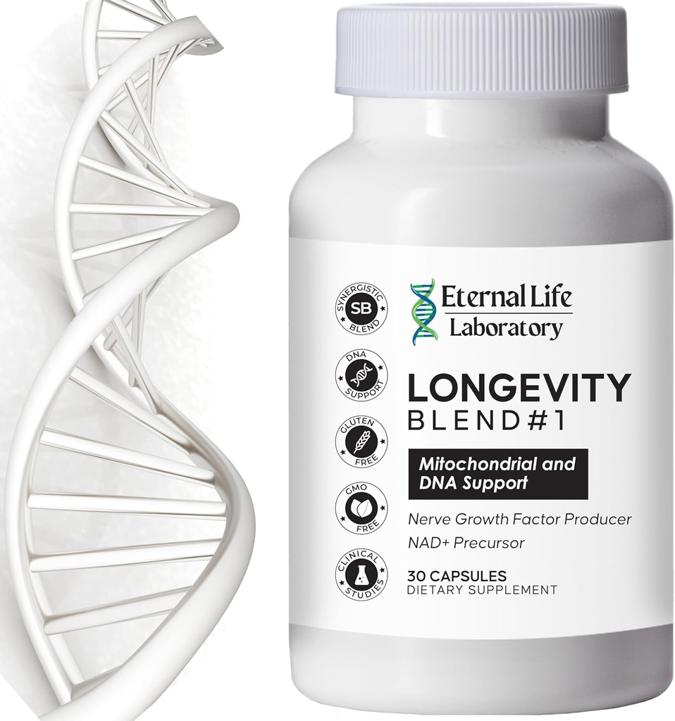 NAD + Doplněk s CoQ10 200mg, PQQ, Nicotinamid Riboside, Shilajit pro proti stárnutí kůže a buňky Vitality Dlouhověkost Blend # 1 Vyrobeno s Himalayan Shilajit a NAD - 30 Veggie Kapsle