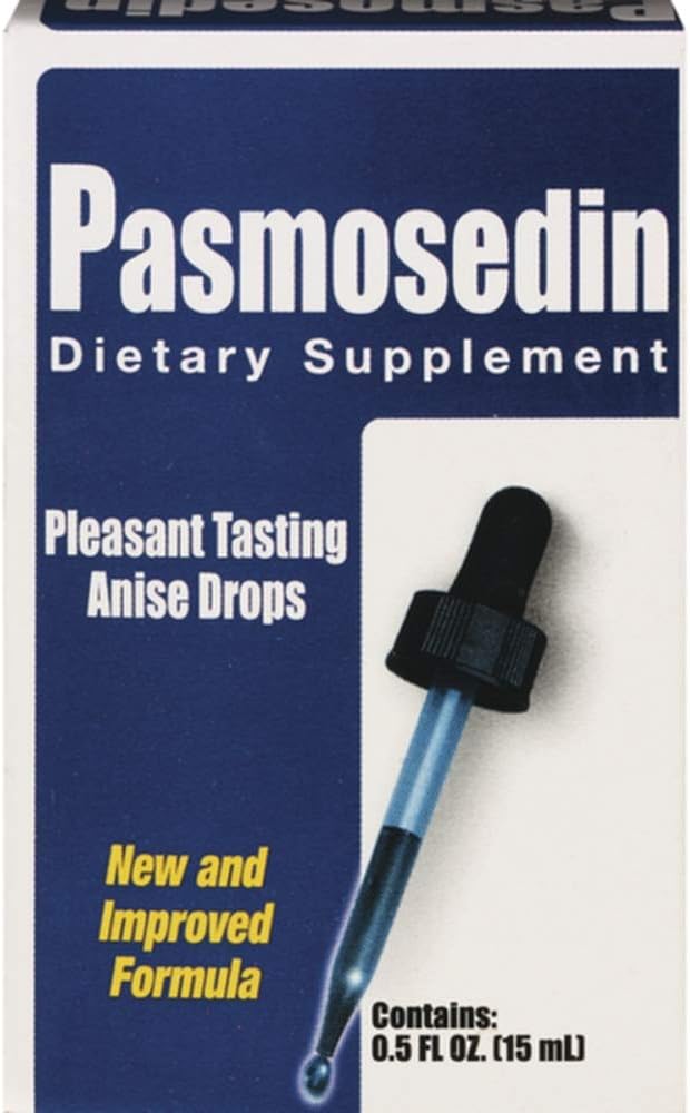 Pasmosedin Digestive Drops, Digestive Aid, Helps with Bloating & Gas 0.5 Fl Oz / Balení po 1