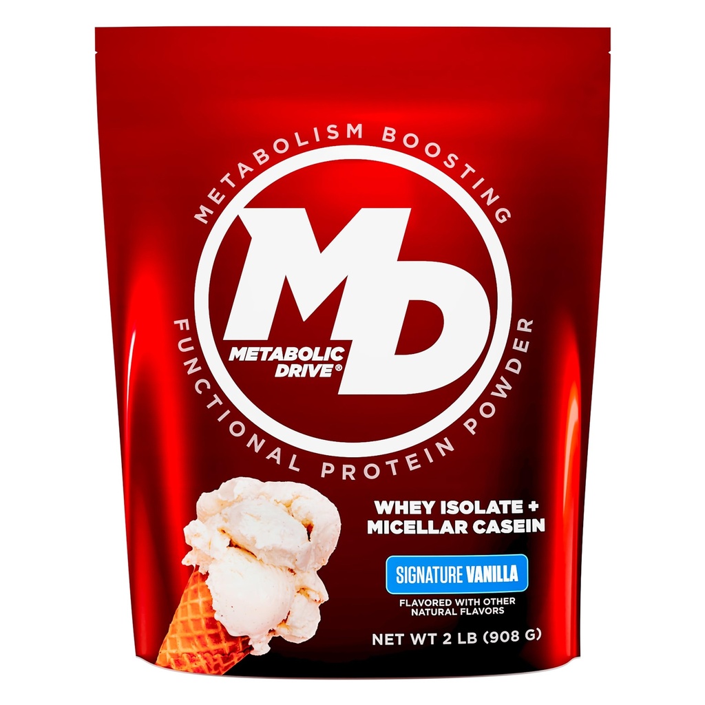 Biotest Metabolic Drive Protein - Low- Carb Flavor- Bomb, 20 Servings - Syrovátka + Micellar Casein - Podpis Vanilla