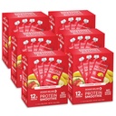 Designer Wellness Protein Smoothie, Real Fruit, 12g Protein, Low Carb, Zero Added Sugar, Gluten- Free, Non- GMO, No umělé barvy nebo aromata, Jahodová banán, 24 Počet