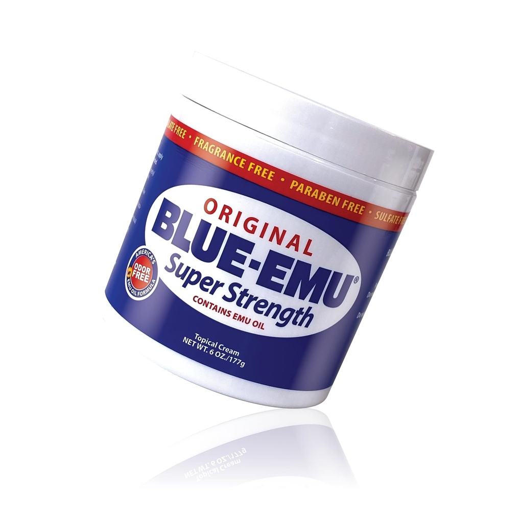 BLUE-HMU Original Super Strength Cream, Soothing Muscle & Joint Support, 6 Oz