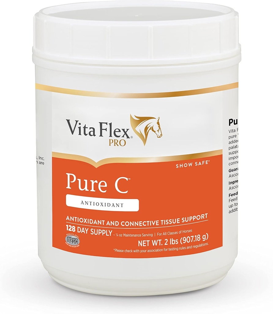 Vita Flex Pro Pure C Premium Quality Horse Vitamin C, 2 libry, 128- denní dodávka