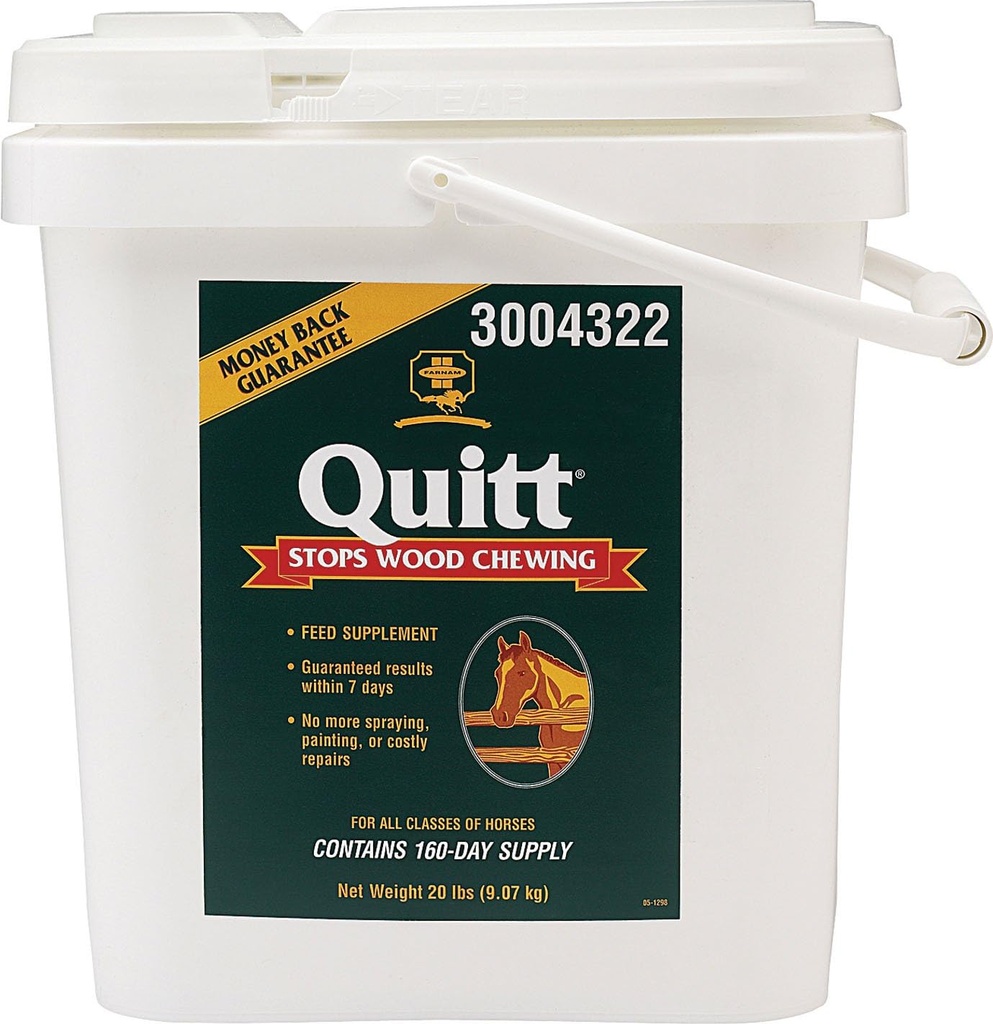 Farnam Quitt Wood Žvýkací dodatek pro koně, 20- Pound