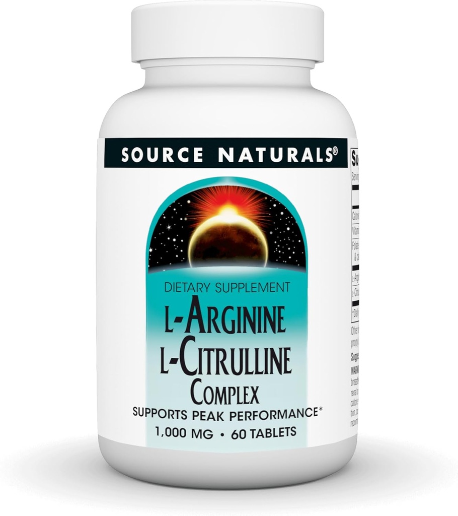 Zdroj Naturals L- Arginine L- Citrulline Complex 1000mg Essential Amino Acid Supplementary - 60 tablet