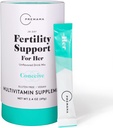 Premima Fertility Podpora pro její powder packets, Multivitamin dodatek na podporu normální ovulativní funkce a kvality vajec, gluten- Free, Vegan, Neochucené, 28 Single-Serve Packets