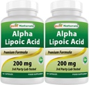 Nejlepší Naturals Alpha Lipoic Acid 200 Mg 120 Kapsle (120 Počet (balení po 2))